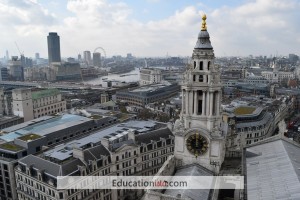 St Paul's Cathedral roofline. Photo credit © L Rowe 2016